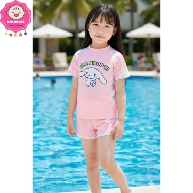 Bikini 2 mảnh, quần 2 lớp in Cinamoll xinh bé gái 10‑42kg dưới 1m5 – 219.000₫ 2