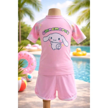 Bikini 2 mảnh, quần 2 lớp in Cinamoll xinh bé gái 10‑42kg dưới 1m5 – 219.000₫ 7