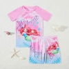 Bikini 2 mảnh tay ngắn đồ bơi bé (19-36kg, 6