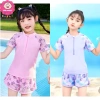 Bikini 2 mảnh tay ngắn, quần 2 lớp cho bé gái 10-38kg - Đồ bơi biển, giá 189.000 VND