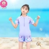 Bikini 2 mảnh tay ngắn, quần 2 lớp cho bé gái 10-38kg - Đồ bơi biển, giá 189.000 VND 3