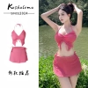 Bikini 3 chi tiết NGOMINH BKN50 Đệm ngực Hở lưng phong cách Hàn - Giá ưu đãi 149k