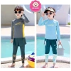 Bikini 3 mảnh áo tay dài + quần dài cho bé trai 10-46kg dưới 1m55 - Giá ưu đãi 289.000₫