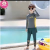 Bikini 3 mảnh áo tay dài + quần dài cho bé trai 10-46kg dưới 1m55 - Giá ưu đãi 289.000₫ 6