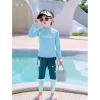 Bikini 3 mảnh áo tay dài + quần dài cho bé trai 10-46kg dưới 1m55 - Giá ưu đãi 289.000₫ 8