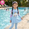 Bikini 3 mảnh áo tay dài quần dài váy cho bé gái 10-44kg dưới 1m55, đồ bơi giá 289.000đ 7