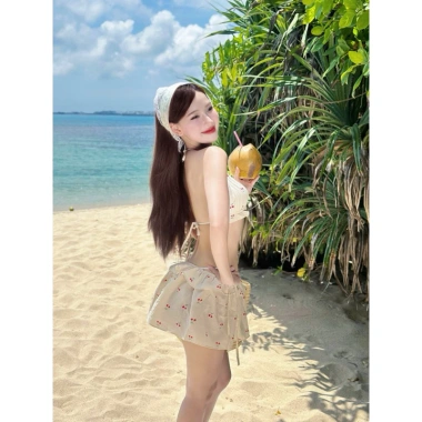 Bikini 3 mảnh họa tiết cherry - Mẫu mới 2.025, chỉ 210.000 VNĐ, thoáng mát 2 Bikini 3 mảnh họa tiết cherry - Mẫu mới 2.025, chỉ 210.000 VNĐ, thoáng mát 2