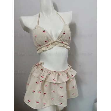 Bikini 3 mảnh họa tiết cherry - Mẫu mới 2.025, chỉ 210.000 VNĐ, thoáng mát 7 Bikini 3 mảnh họa tiết cherry - Mẫu mới 2.025, chỉ 210.000 VNĐ, thoáng mát 7