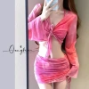 Bikini 4 chi tiết KUNKUN BKN02 pastel hottrend mùa hè giảm giá 165k 10