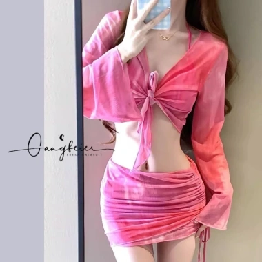 Bikini 4 chi tiết KUNKUN BKN02 pastel hottrend mùa hè giảm giá 165k 10