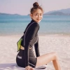 Bikini áo tắm tay dài + quần đùi kẻ sọc ôm body tôn dáng KS2.288 BKN35 giá 159k
