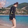 Bikini áo tắm tay dài + quần đùi kẻ sọc ôm body tôn dáng KS2.288 BKN35 giá 159k 3