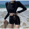 Bikini áo tắm tay dài + quần đùi kẻ sọc ôm body tôn dáng KS2.288 BKN35 giá 159k 6