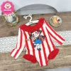 Bikini bé gái 10-35kg tay dài bèo họa tiết đáng yêu - Đồ bơi biển giá 149k 8