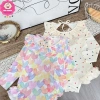 Bikini bé gái 8-35kg dưới 1m35 tay dài bèo tim xinh, đồ bơi biển, giảm giá 149k 5