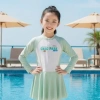 Bikini bé gái KM41 váy tay dài nhẹ nhàng, đồ bơi 10-40kg dưới 1m45, chỉ 199.000đ 6