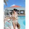 Bikini biển D5: áo bra 2 dây, quần tam giác, áo lưới dài tay + khăn quấn 143.900₫ 4