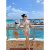 Bikini biển D5: áo bra 2 dây, quần tam giác, áo lưới dài tay + khăn quấn 143.900₫ 5