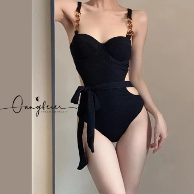 Bikini bodysuit 1 mảnh khôét eo hack dáng, hottrend Hàn Quốc, đi biển, giá 99.000đ