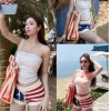 Bikini Đồ Bơi Nữ Áo Ống Kèm Quần Đùi Len Chuẩn Mẫu - Giá 159k Giảm Giá Đặc Biệt