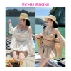 BIKINI ECHU Set Đi Biển Jumpsuit Dập Nhăn, Mút Đệm & Áo Khoác Đính Cúc Chất Đũi - Giá 199k (Giảm Đến 58%)