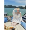 BIKINI ECHU Set Đi Biển Jumpsuit Dập Nhăn, Mút Đệm & Áo Khoác Đính Cúc Chất Đũi - Giá 199k (Giảm Đến 58%) 2