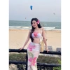 Bikini ECHU Set Hoa Ly Lưới Mềm Mịn In Hoa Chuẩn Hình - Mút Đệm - Giá 49k 8