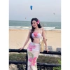 Bikini EMMA Đính Hoa Ly Lưới Mềm Mịn In Hoa Chuẩn Hình - Mút Đệm, Giá 198.000₫ 5