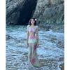Bikini EMMA Đính Hoa Ly Lưới Mềm Mịn In Hoa Chuẩn Hình - Mút Đệm, Giá 198.000₫ 6