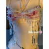 Bikini Hạt Pha Lê Hồng Biển Nắng - Tặng Dây Chuyền Vỏ Sò + 2 Kẹp Hoa & Chip 1.250.000 2