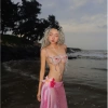 Bikini Hạt Pha Lê Hồng Biển Nắng - Tặng Dây Chuyền Vỏ Sò + 2 Kẹp Hoa & Chip 1.250.000 7