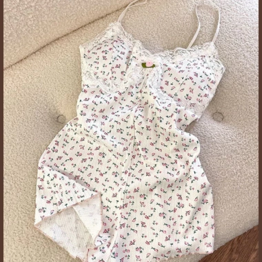 Bikini Hoa Nhí Bodysuit Thun Mặc Nhà Đi Biển - Tôn Dáng Quyến Rũ, Giá chỉ 97.899₫ 7