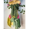 Bikini khăn quấn đi biển, 2 kẹp hoa, dây chuyền vỏ sò, chip - Giá 550.000₫ 3