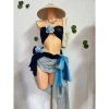 Bikini khăn quấn Ocean - bikini 565k, tặng dây chuyền vỏ sò, chip và 2 kẹp hoa 3