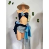 Bikini khăn quấn Ocean - bikini 565k, tặng dây chuyền vỏ sò, chip và 2 kẹp hoa 5
