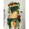 Bikini khăn quấn xanh lá - Đồ đi biển đẹp lạ, kèm vòng cổ vỏ sò, kẹp hoa, chip & dây đeo eo, ưu đãi 650k 3