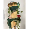 Bikini khăn quấn xanh lá - Đồ đi biển đẹp lạ, kèm vòng cổ vỏ sò, kẹp hoa, chip & dây đeo eo, ưu đãi 650k 4