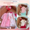 Bikini Kids 10-30kg Áo Dài Hoa Nhí Voan Lụa Pastel – Áo Dài Tết Truyền Thống 197.500₫
