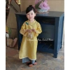 Bikini Kids 10-40kg - Áo Dài Gấm 4 Tà Cao Cấp, Bộ Tết Quần Lụa cho bé gái 2