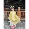 Bikini Kids A19 Set Áo Dài Gấm 4 Tà Cao Cấp - Bộ Tết Mix Quần Lụa Hồng Cam Xanh Tím Giá Ưu Đãi 202.500₫ 7