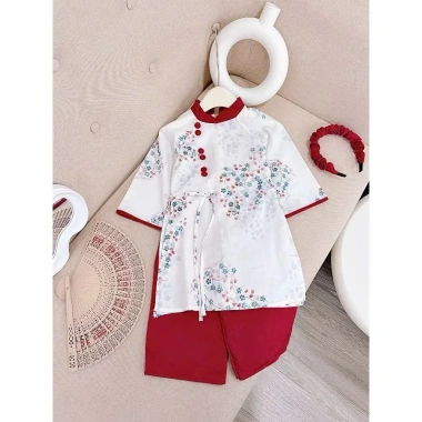 Bikini Kids Áo Dài Tết Bé Trai & Bé Gái – Thêu Hoa Đỏ Truyền Thống, Chất Mịn, 167.500₫ 3 Bikini Kids Áo Dài Tết Bé Trai & Bé Gái – Thêu Hoa Đỏ Truyền Thống, Chất Mịn, 167.500₫ 3