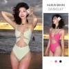 Bikini liền thân khoét eo sexy phong cách Retro KHOSI BKN57 - Giá chỉ 169.000₫