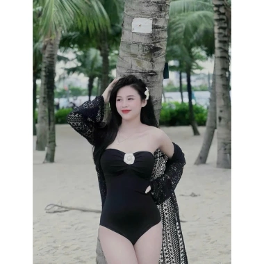 Bikini Liền Thân Mio Sang Chảnh Kèm Áo Khoác Thanh Lịch, Mút Đệm - Giảm Giá 139k 3