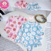 Bikini liền thân tay dài hoa xinh xắn cho bé gái - Đồ bơi 10-35kg, giá 162k-129k 4