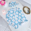 Bikini liền thân tay dài hoa xinh xắn cho bé gái - Đồ bơi 10-35kg, giá 162k-129k 5
