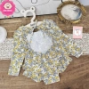 Bikini liền thân tay dài hoa xinh xắn cho bé gái - Đồ bơi 10-35kg, giá 162k-129k 8