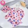 Bikini liền thân tay dài hoa xinh xắn cho bé gái - Đồ bơi 10-35kg, giá 162k-129k 9