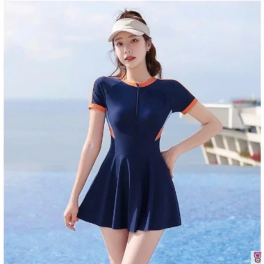 Bikini liền thân tay ngắn và dài cho mẹ và bé - Đồ bơi 37-55kg, chỉ 199.000₫