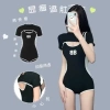 Bikini liền thân thể thao NGOMINH BKN38 áo croptop cộc tay bơi biển 139k