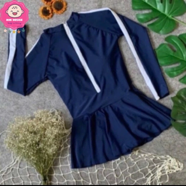 Bikini liền thân váy tay trắng cho mẹ và bé - Đồ bơi biển, giảm còn 199.000₫ 3
